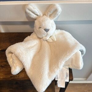 Little Miracles Plush Lovey White Bunny 14" square faux fur soft Costco